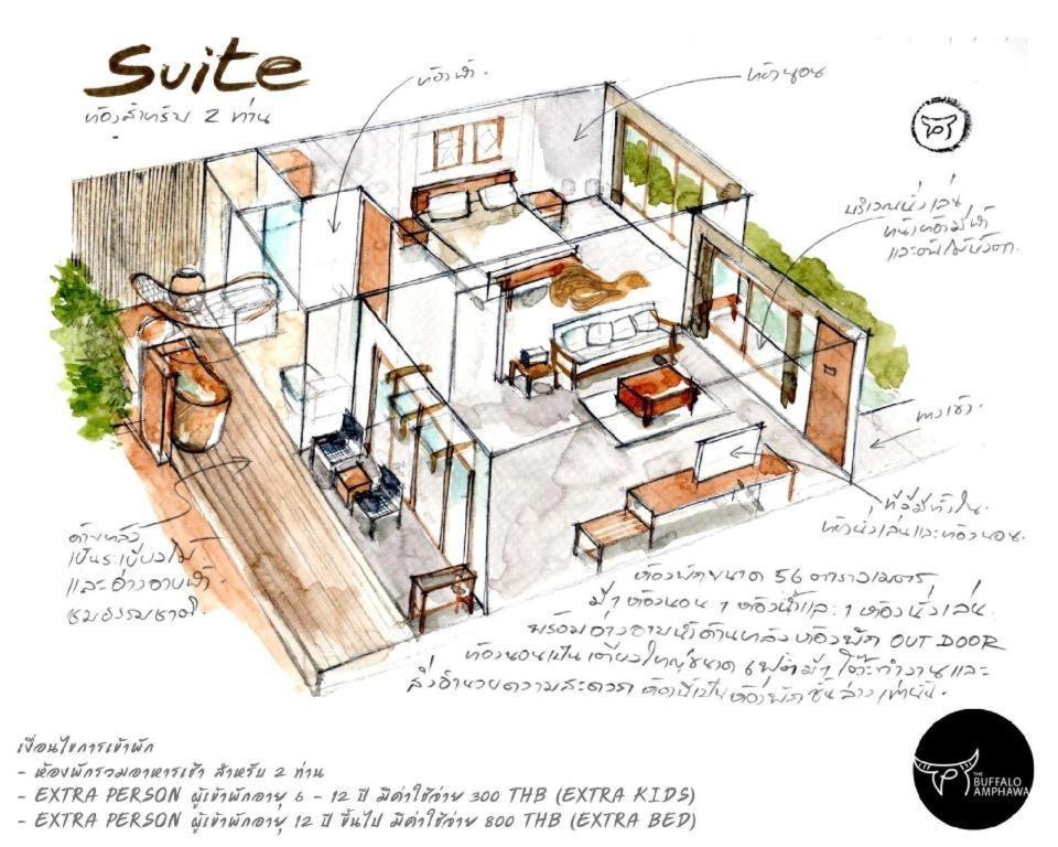 The Buffalo Amphawa Samut Songkhram Exterior photo